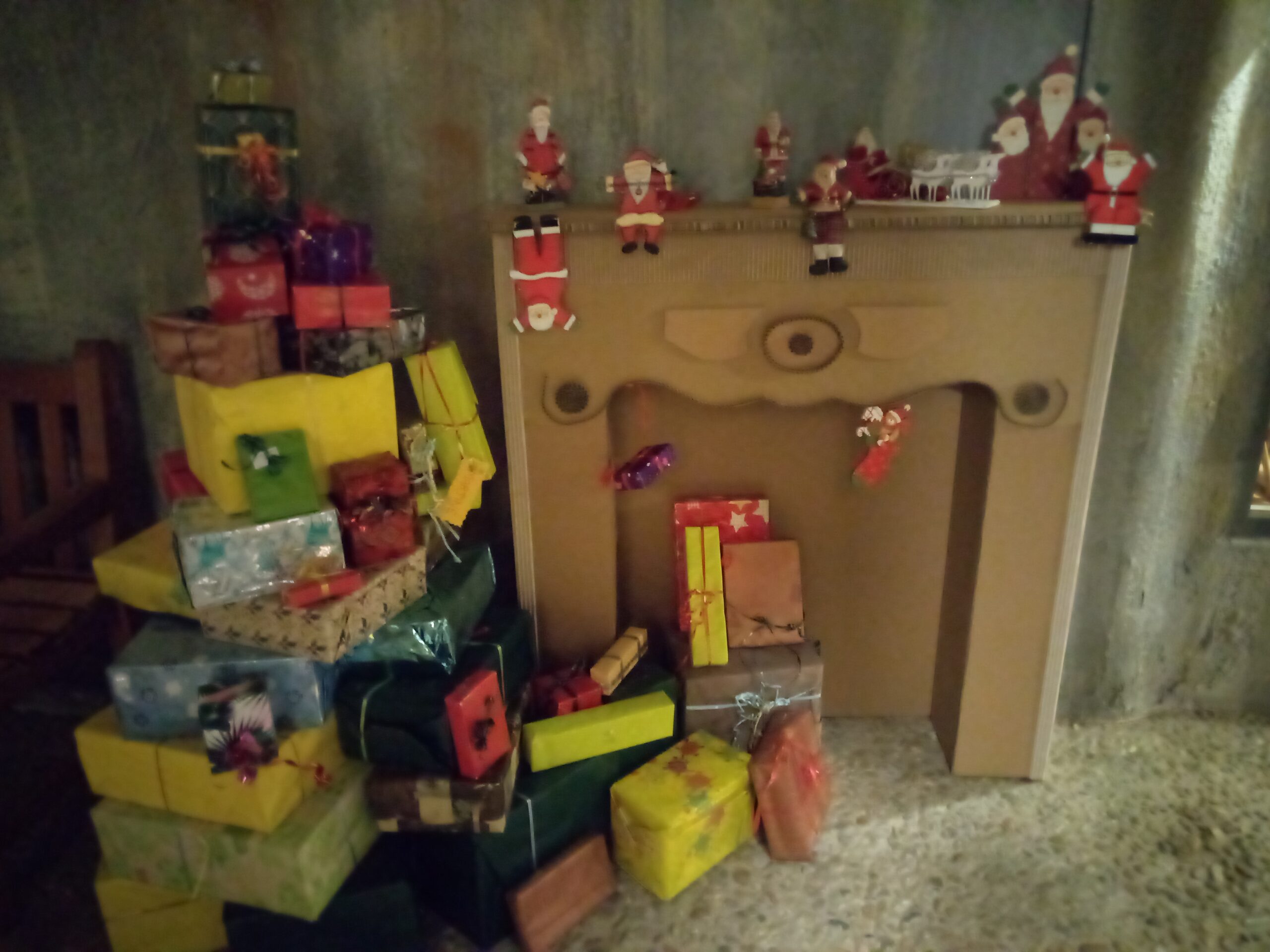 Maison du Bois et du Jouet, décor de Noël intérieur